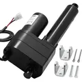 VEVOR 12-V-Linearantrieb, 200 mm Linear Actuator, 9000 N Linearmotor, IP65, 5 mm/s, Lineartechnik-Aktuatoren mit Montagehalterungen für Industriemaschinenbehälter, Schwerlasthebesysteme