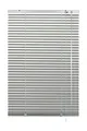 Deco Company Alu-Jalousie ohne Bohren, Zum Klemmen, Inkl. Klemmträgern, Sichtschutz, Lichtschutz, Blendschutz, Aluminium-Jalousie, Silber, 45 x 130 cm