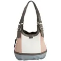 TOM TAILOR- Juna, Damen, Shopper, M, Blau , 31x14x29 cm - Grau