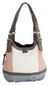 TOM TAILOR Shopper Juna, aus soft genarbtem ledrigen Material mit glänzenden Metall-Accessoires