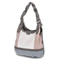 TOM TAILOR Juna Damen Shopper Umhängetasche Reißverschluss Mittelgroß Rosa
