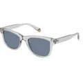Polaroid PLD 6206/S Unisex-Sonnenbrille Vollrand Eckig Kunststoff-Gestell, transparent