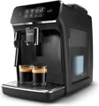 Philips Kaffeevollautomat 2200 Series, 2 Kaffeespezialitäten, Milchaufschäumer, Schwarz (EP2221/40)