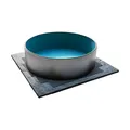 conZero Komplett Set für Rundpool Ø 350 x 150 cm Verschalung Bodenplatten Pool