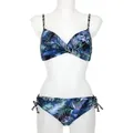 Sunmarin Bügel-Bikini Bikini SCHWARZ/BLAU blau|schwarz 40D