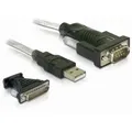 DeLOCK 61308 Serien-Kabel Schwarz USB Typ-A DB-9