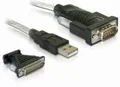 Delock USB-Kabel USB-A Stecker, VGA 9pol. Stecker 1.80m Schwarz 61308