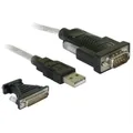 DeLock Adapter USB 2.0 zu Seriell DB9 RS232 DB25 61308