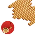 VARACL Heißkleber-Dichtungssticks für Briefsiegel stempel – ideal für Hochzeitseinladungen, Karten, Umschläge, Schneckenpost, Postkarten, Grußkarten, Geschenkideen, 7 x 100 mm, 20 Stück (Gold)