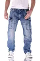 Big Seven Brian Medium Blue Cargo Herren Jeans, Hosengröße:W40/L36