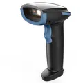 Inateck Barcode Scanner Bluetooth, 1D 2D QR Code Scanner Wireless, 1 Aufladung 3 Monate, Handscanner Kabellos mit APP und SDK, BCST-23, Blau