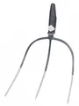 Kerbl Heugabel mit Federdülle ohne Stiel 3 Zinken 37x32 cm 29106