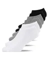 Snocks Herren & Damen Sneaker Socken (6x Paar) Lange Haltbarkeit Dank Bester Qualität 2x Schwarz + 2x Weiß + 2x Grau, 35 - 38