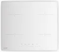 Klarstein Velaire Induktionskochfeld - 60cm, 4-Zonen, 7000W Boost, Touch-Slider, Timer, Kindersicherung, Restwärmeanzeige, Glaskeramik, Einbau Kochfeld Induktion, Weiß