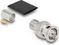 Delock BNC Stecker zum Crimpen RG-11 mit passendem Schrumpfschlauch