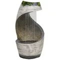 Granimex Nimbus Polystone Wassersäule Mit Pumpe Und Led-beleuchtung Wasserspiel 26x26x51 Cm