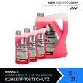 Mannol Antifreeze Kühlerfrostschutz AF12+ (-40 °C) Longlife 5+3 Liter = 8 Liter