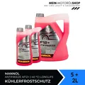 Mannol Antifreeze Kühlerfrostschutz AF12+ (-40 °C) Longlife 5+2 Liter = 7 Liter
