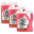 3x Mannol Antifreeze AF12+ Kühlmittel Kühlerfrostschutz Rot G12+ VW Audi 5L