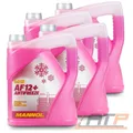 MANNOL 4x 5 L LITER ANTIFREEZE AF12+ (-40°C) LONGLIFE KÜHLERFROSTSCHUTZ ROT