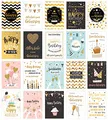 Edition Seidel Set 40 (2 x 20) exklusive Premium Geburtstagskarten mit Briefumschlag. Glückwunschkarte Grusskarte Geburtstag Geburtstagskarte Karten Happy Birthday