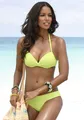 s.Oliver Push-Up-Bikini-Top "Spain" in Wickeloptik, Gr. 38 - Cup B, lime Cup B