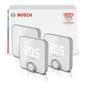Bosch Smart Home Raumthermostat II für kabelgebundener Heizsysteme, 230 V, kompatibel mit Google Assistant und Alexa, 3er Set