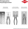 KNIPEX Sicherungsringzange für Innenringe in Bohrungen schwarz atramentiert mit Kunststoff überzogen 130 mm, 44 21 J11
