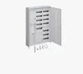 Hager ZB33SEF157 Komplettschrank, universZ, 1 ZP, BKE-I, APZ, ESA, VT13, IP44, H