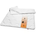 sleepling Microfaserbettdecke Basic 100, Füllung: 100% Polyester, Bezug: 100% Polyester, in 135x200 cm, 155x220 cm und Weitere, Allergiker geeignet, Made in EU weiß 155 cm x 220 cm