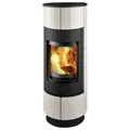 THORMA Kaminofen "Cadiz", weiss, Keramik, 7,5 kW, Zeitbrand geeignet