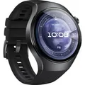 Watch 5 46mm (Rates-L19F), Smartwatch schwarz, Fluoroelastomer-Armband in schwarz, Gehäuse aus Edelstahl