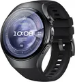 Huawei Watch 5 46 mm Edelstahlgehäuse schwarz am Fluorelastomerarmband schwarz [