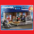 Playmobil 5299 Mitnehm-Polizeizentrale Gefängnis Polizei Motorrad Polizeiwache