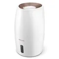 Philips Luftbefeuchter 2000 Series mit NanoCloud, bis 32 m², Weiß (HU2716/10)