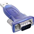 InLine USB zu Seriell Adapter, ST A an 9pol Sub D ST, mit USB Verlängerung 0,8m, USB 1.1, VGA, 0,8 m, Blau