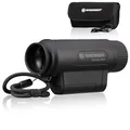 Bresser NightSpy Mono Nachtsichtgerät Digital mit IR-Beleuchtung & Kamera | 2X optische Vergrößerung, 100m Nachtsicht-Reichweite | inkl. Akku & Tasche