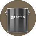 TADESSI Wandfarbe Braun - Taupebraun - abwaschbare Innenfarbe matt - Dispersionsfarbe - Geruchsarm und Lösemittelfrei - 1 Liter Gebinde