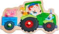 Haba Steckpuzzle Lustige Traktorfahrt, Puzzleteile