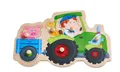 Greifpuzzle Lustige Traktorfahrt