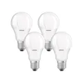 LED Base Classic A Lampe, in Kolbenform mit E27-Sockel, nicht dimmbar, Ersetzt