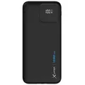 XLAYER Powerbank, 10.000 mAh, mit USB-C- und Lightning-Kabeln, PD 20W, Solar Powerbank