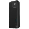 XLayer Powerbank 10.000 mAh mit zwei integrierten Kabeln PD 20W Black