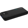 Xlayer Powerbank 10.000 mAh mit zwei integrierten Kabeln PD 20W Black (10000 mAh, 20 W, 37 Wh) (220139)