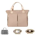 Kikkaboo Wickeltasche Wickeltasche Brielle Clips (1-tlg), zur Befestigung, wasserfest, Schultergurt, beige