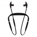 Jabra Evolve 75e MS Wireless Earbuds – Microsoft Certified Earphones with Long-Lasting Battery Life – Vibrating Neckband and Busylight – Black