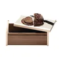 Side by Side Brotkasten Holz braun 40011
