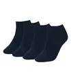 Tommy Hilfiger Damen Sneaker Socken Füßlinge Kurzsocken 343024001 4 Paar, Farbe:Blau, Menge:4 Paar (2x 2er Pack), Größe:39-42, Artikel:-356 jeans
