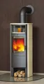 Kaminofen / Dauerbrandofen Hark Opera-B Grande Keramik creme 7 kW