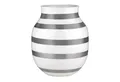 Kähler Dekovase Kähler Omaggio Vase H20 cm Silber
